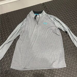 Under Armour Gray Quarter-Zip Pullover Large